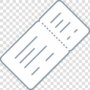 Boarding Pass Icon   Tan  HD Png Download
