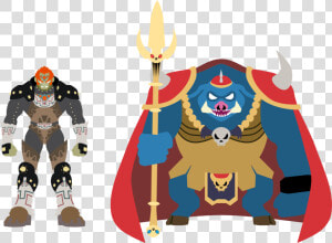 Ganon Is Still Technically Ganondorf   Ridley And K Rool  HD Png Download