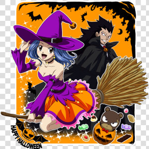 Levy Mcgarden And Gajeel Halloween  HD Png Download