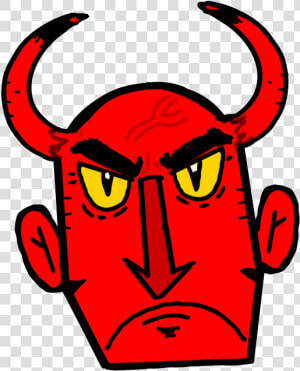 Devil Horns Png Transparent Gif   Demon Face Transparent Gif  Png Download