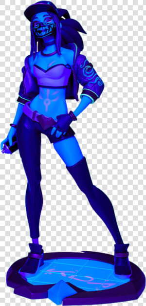 Kda Akali Unlocked Statue  HD Png Download