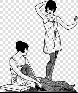 1920s Undergarment Dress Fashion Drawing 1920s Png   1920s Png  Transparent Png