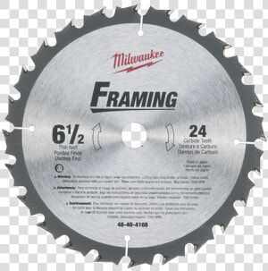165mm 24t Endurance Circular Saw Blade   40 Tooth Saw Blade  HD Png Download