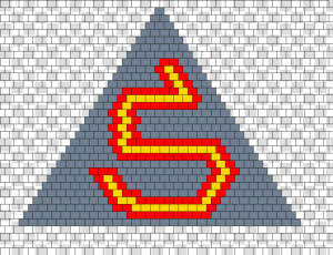 Raven Teen Titans Bikini D Cup Side 2 Bead Pattern   Bruges  HD Png Download
