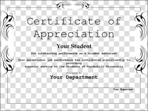 Appreciation Award Template   Drug Test Collection Certificate  HD Png Download
