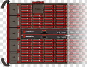 Final System Top8 Drives Ssd Drivepopout Reflections   Electronics  HD Png Download