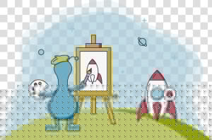 Purpleplanet Website Portfolio   Cartoon  HD Png Download