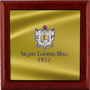 Sigma Gamma Rho Jewelry Box   Picture Frame  HD Png Download