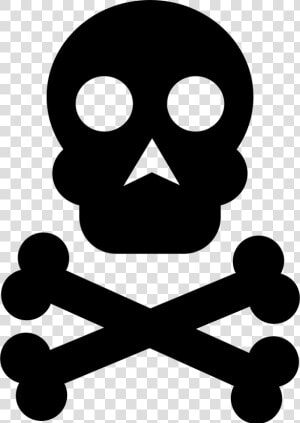 Skull And Bones Symbol   Risk Of Death Png  Transparent Png