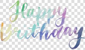 Happy Birthday Handwriting Png  Transparent Png