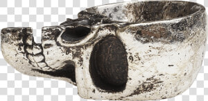 Half Skull Trinket Dish   Alchemy Gothic Half Skull Trinket Dish  HD Png Download