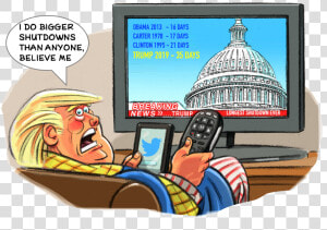 At The End Of A Week That Saw China Hopes Fade  Brexit   Trump Government Shutdown Cartoons  HD Png Download