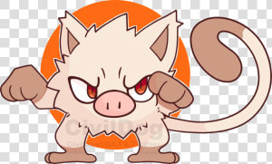  056 Mankey   Cartoon  HD Png Download