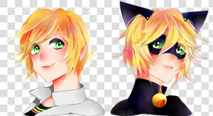 Adrien chat Noir   Cartoon  HD Png Download