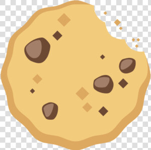 1f36a Cookie Emoji Vector Icon   Cartoon Cookie Transparent Background  HD Png Download