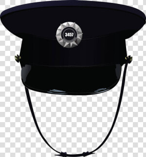Police Cap Icon   Transparent Background Png Police Captain Cap Transparent  Png Download