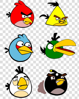 Angry Birds All Characters   Angry Birds Cartoon Characters  HD Png Download