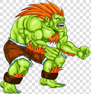 El Legendario Personaje De Street Fighter Blanka A   Blanka Street Fighter Dessin  HD Png Download