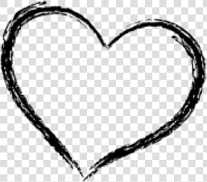 Doodle Heart Png Page   Black Heart Doodle Png  Transparent Png