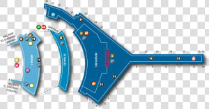 Jfk International Airport   Jfk Terminal 5 Map  HD Png Download