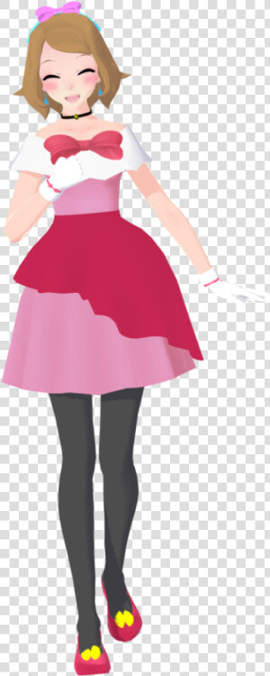 Pokemon Serena 3d Model  HD Png Download
