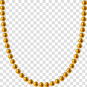 Necklace Clipart Bead Necklace  HD Png Download