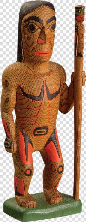 Native American Art Wood Figurines  HD Png Download