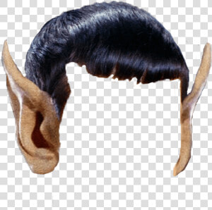Vulcan Spock Hair   Star Trek Ears Png  Transparent Png
