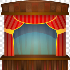 28 Collection Of Puppet Show Stage Clipart   Theater Stage Clipart  HD Png Download