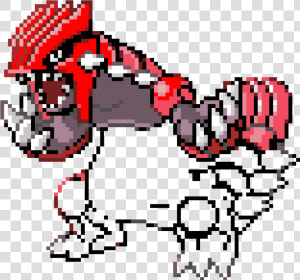 Pixel Art Pokemon Groudon   Png Download  Transparent Png