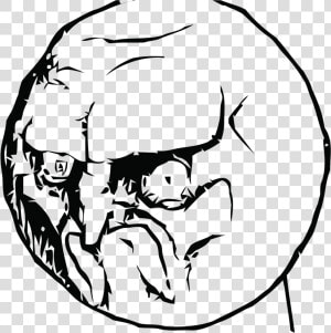 Angry Face No Meme Png File   No Meme Rage Face  Transparent Png
