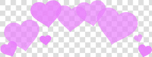  heartcrown  hearts  purple  overlay  cute  cool   Bts  HD Png Download