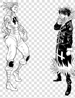 Kuroro Vs Hisoka Manga  HD Png Download