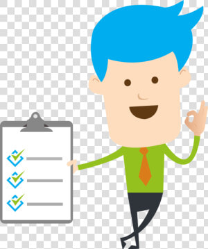 Checklist Cartoon Png  Transparent Png
