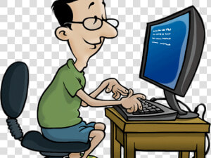 Staff Clipart Office Work   Office Computer Clipart Png  Transparent Png