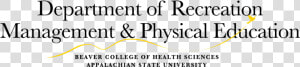 App State Recreation Management  HD Png Download