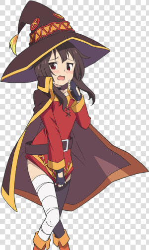 Mediaembarrassed Megumin   Cartoon   Megumin Transparent Background  HD Png Download