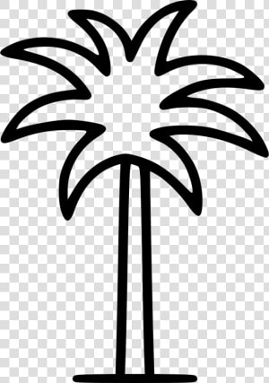 Palm Tree   Palm Tree Icon Png Free  Transparent Png