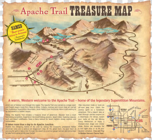 Superstition Mountain Lost Gold Map  HD Png Download