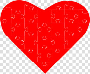 Corazon Rompecabezas Completo   Coração Quebra Cabeça Png  Transparent Png