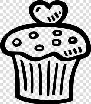 Muffins Png Black And White   Portable Network Graphics  Transparent Png