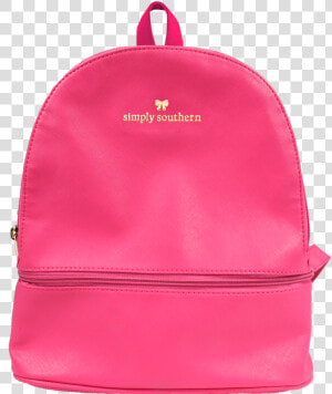 Simply Southern Leather Backpack Pink   Bag  HD Png Download