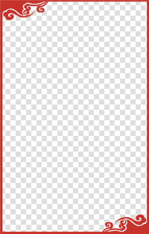 Red Floral Border Png Download Image Vector  Clipart    Red Border Png  Transparent Png