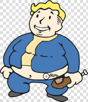 Fallout 4 Vault Boy   Fallout Vault Boy Fat  HD Png Download