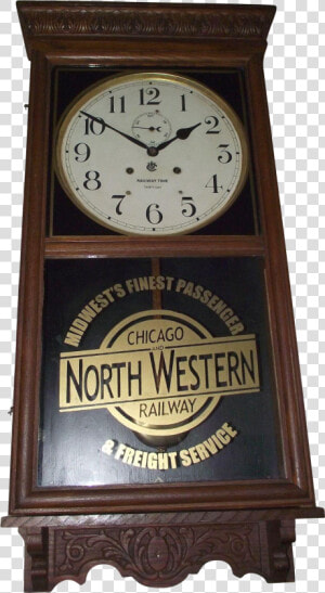 Chicago  amp  North Western Railway   Quartz Clock  HD Png Download