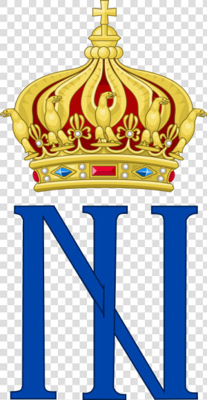 File Imperial Monogram Of   Crown Of Napoleon Iii  HD Png Download
