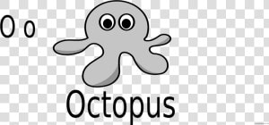 Octopus Animal Free Black White Clipart Images Clipartblack  HD Png Download