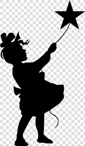 Little Girl Silhouette At Getdrawings   Little Black Girl Silhouette  HD Png Download