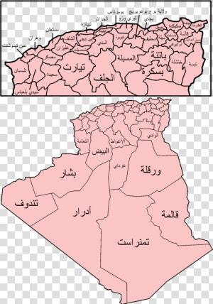 Algeria Provinces Arabic   Algeria Provinces  HD Png Download