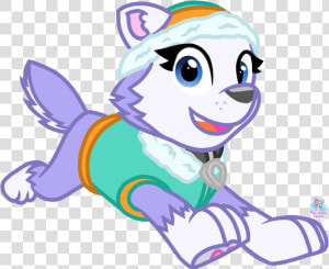 Paw Patrol Everest   Paw Patrol Rainboweevee Everest  HD Png Download